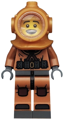 Diver, Series 8 (Minifigure Only without Stand and Accessories)