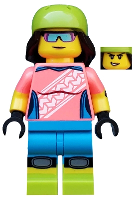 Mountain Biker, Series 19 (Minifigure Only without Stand and Accessories)