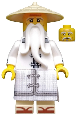 Master Wu, The LEGO Ninjago Movie (Minifigure Only without Stand and Accessories)
