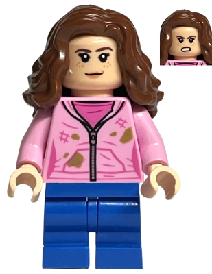 Hermione Granger - Bright Pink Jacket with Stains, Closed / Determined Mouth