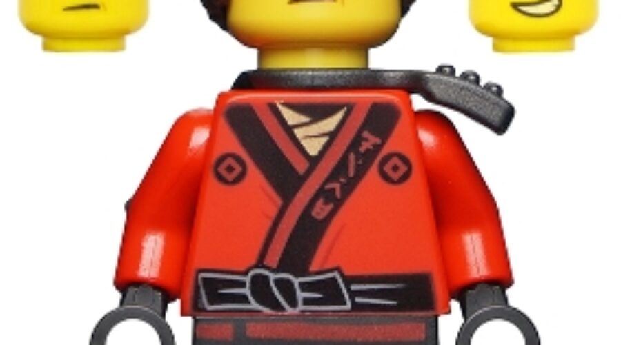 Kai - The LEGO Ninjago Movie, Hair, Pearl Dark Gray Scabbard