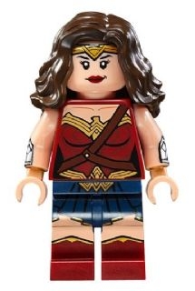 Wonder Woman - Dark Red Torso, Dark Blue Skirt
