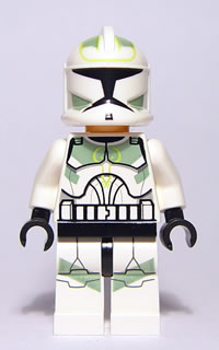 Clone Trooper, Horn Company (Phase 1) - Sand Green and Lime Markings, Large Eyes