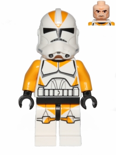 Clone Trooper, 212th Attack Battalion (Phase 2) - Bright Light Orange Arms, Large Eyes